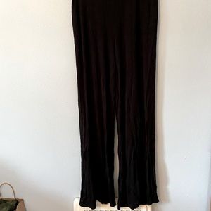 ASOS Petite size 6 flowy black wide leg leisure pants